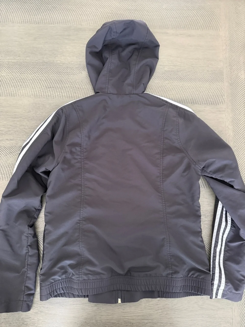 Adidas Black Hooded Track Jacket - Picture 4 of 6